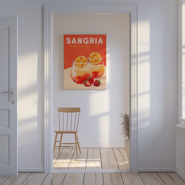 Sangria Canvastavla 50x70 cm