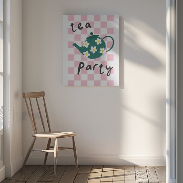 Tea Party Canvastavla 30x40 cm