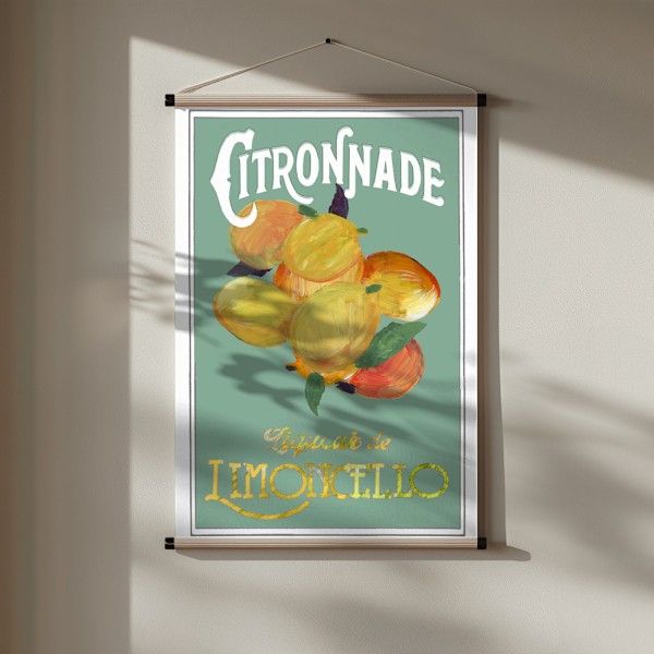 Citronnade Limoncello Poster 30x40 cm