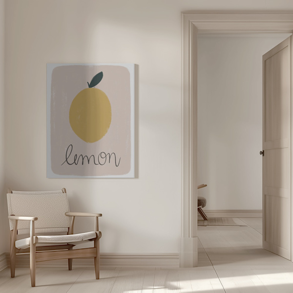 Lemon 18x24 Canvastavla 50x70 cm