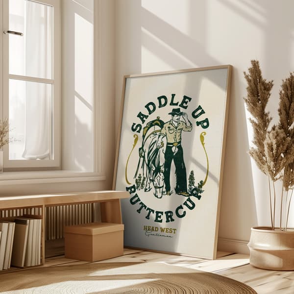 Saddle Up Poster 50x70 cm