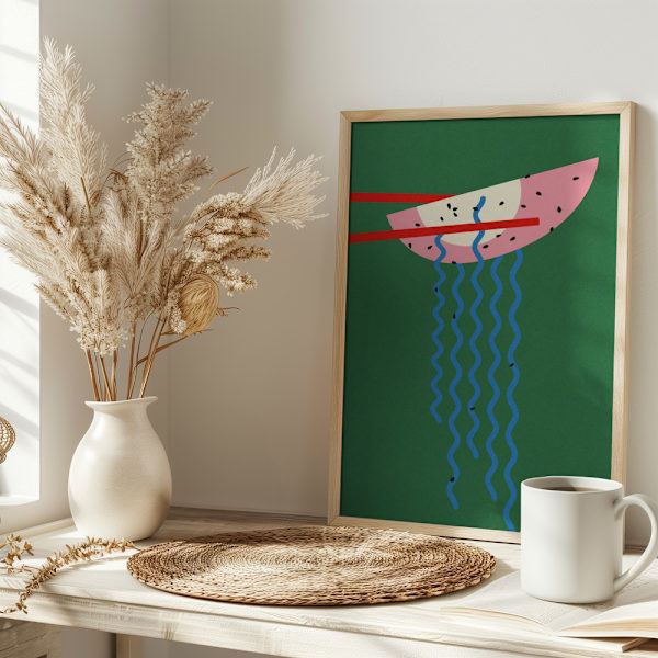 Hollywood Ramen Poster 30x40 cm