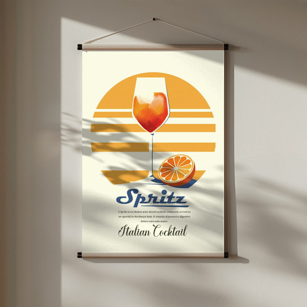 Spritz summer print Poster 30x40 cm