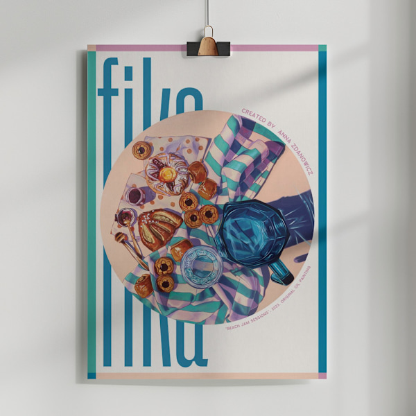 Beach Jam Sessions Poster 50x70 cm