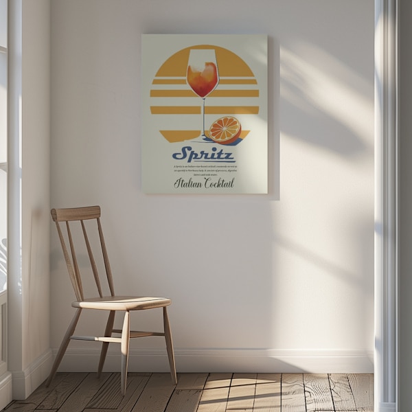 Spritz summer print Canvastavla 30x40 cm