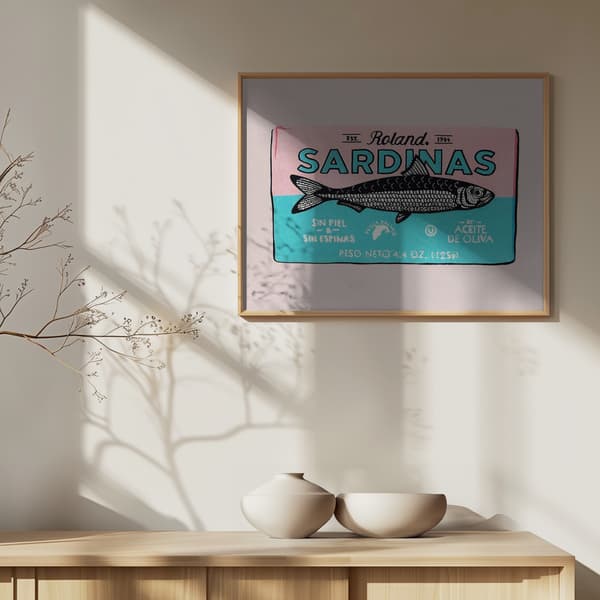 Roland Sardinas Poster 40x30 cm