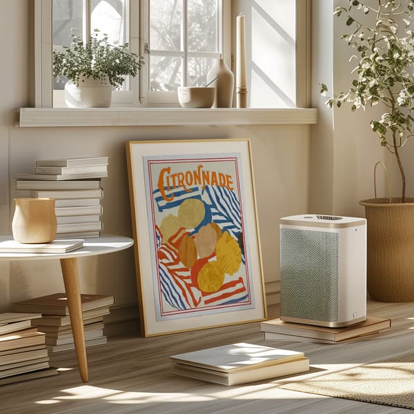 Citronnade Blue and Red Poster 50x70 cm