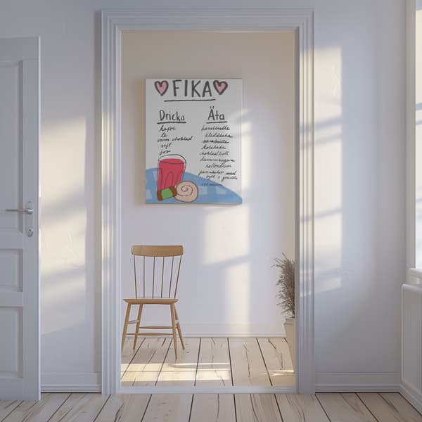 Fika Canvastavla 50x70 cm