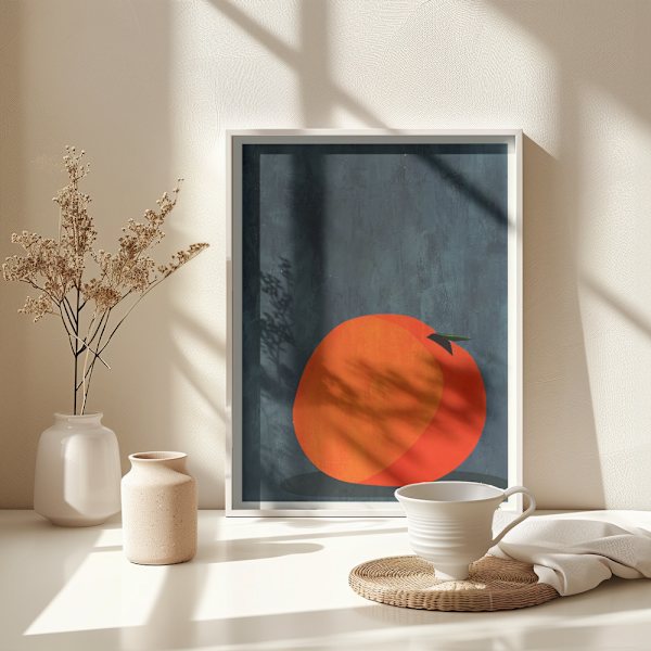 Calmly Sleeping Apple Poster 30x40 cm