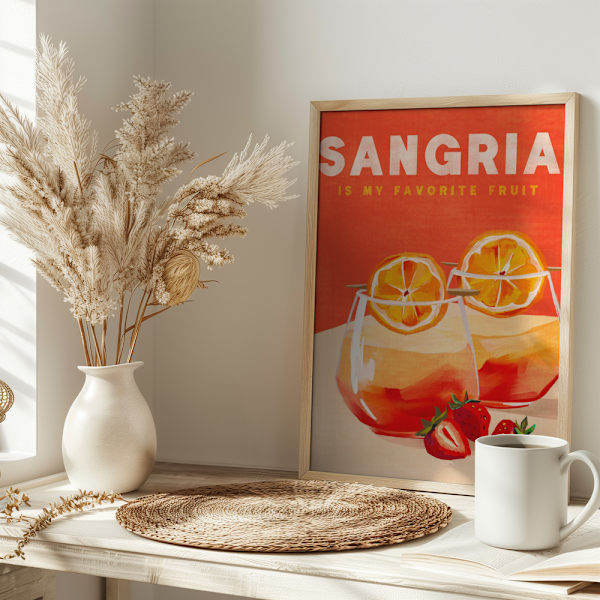 Sangria Poster 30x40 cm