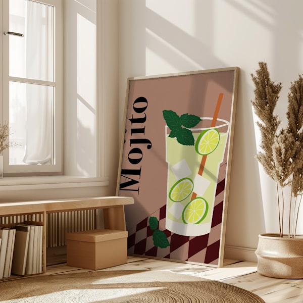 Mojito Poster 50x70 cm