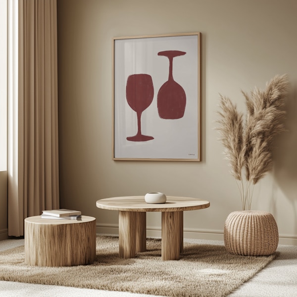 Wine time Poster 50x70 cm