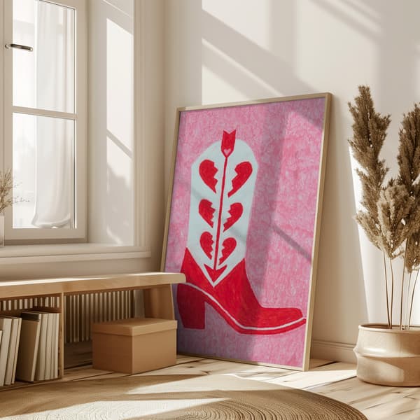 Heartbreak Heels Poster 50x70 cm
