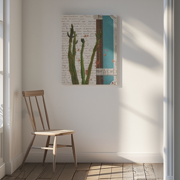 Cactus I Canvastavla 30x40 cm