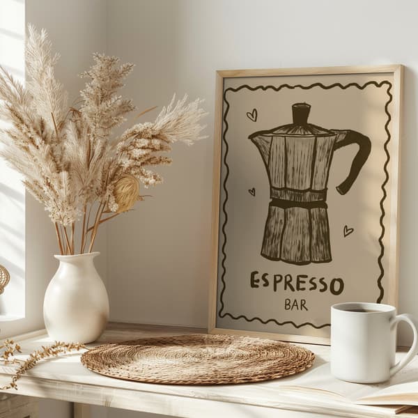 Espresso Poster 30x40 cm
