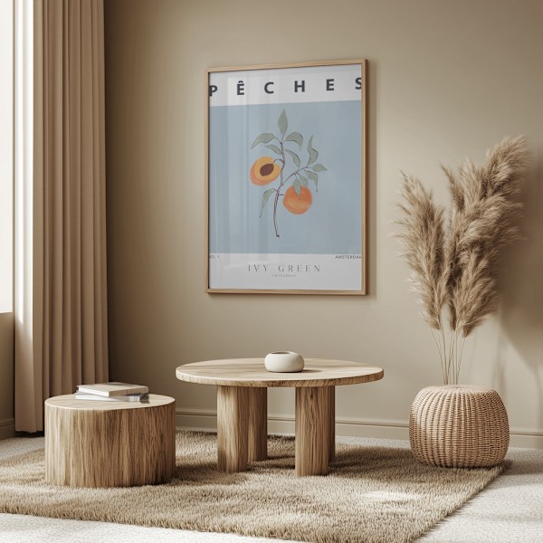 Peaches Poster 50x70 cm