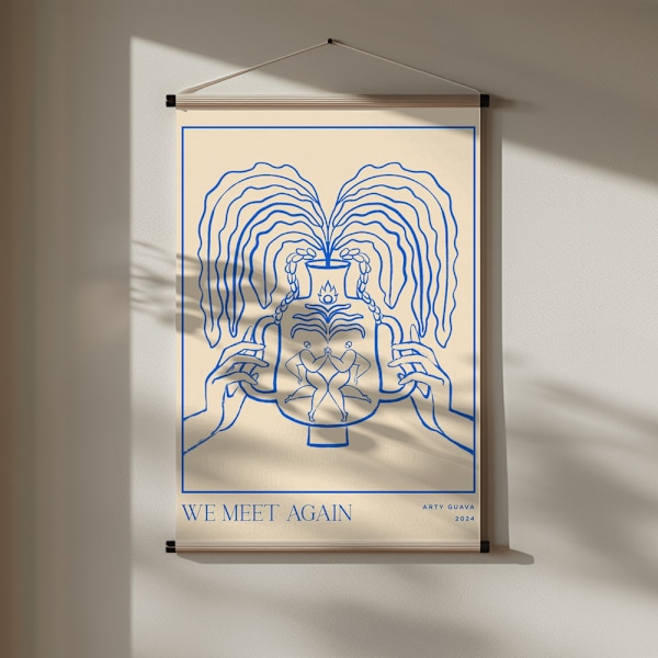 Vessel Collection : We Meet Again (LineArt) Poster 30x40 cm