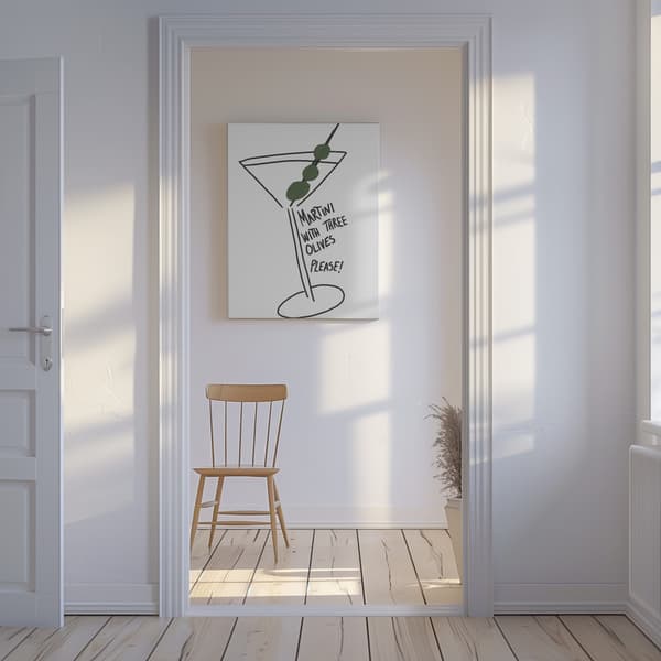 Martini Three Olives Canvastavla 50x70 cm