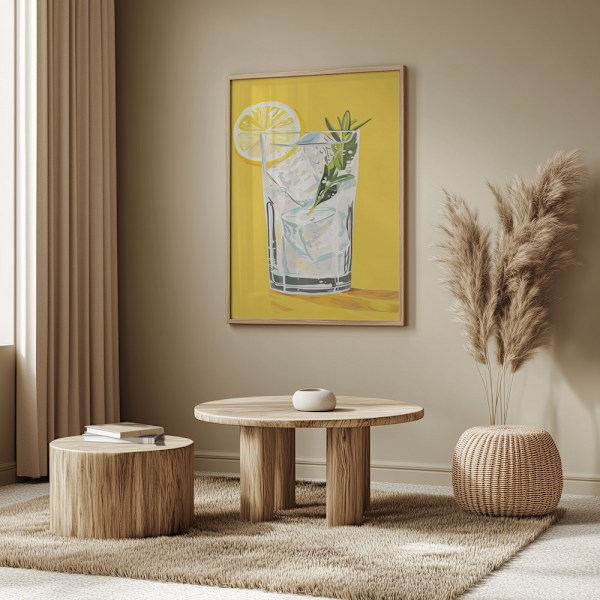 Gin and Tonic - Jolly and Dash Poster 50x70 cm