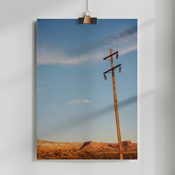 Ghost Ranch Sunset II Poster 50x70 cm