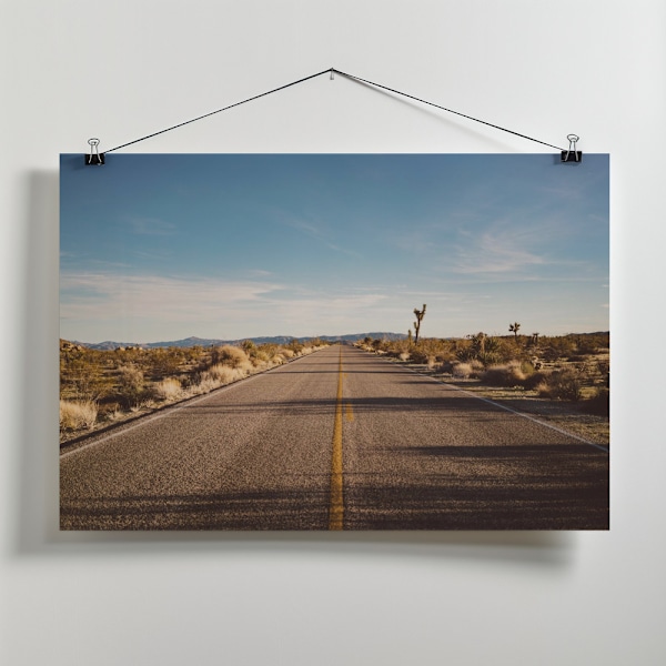 Joshua Tree Road Canvastavla 40x30 cm