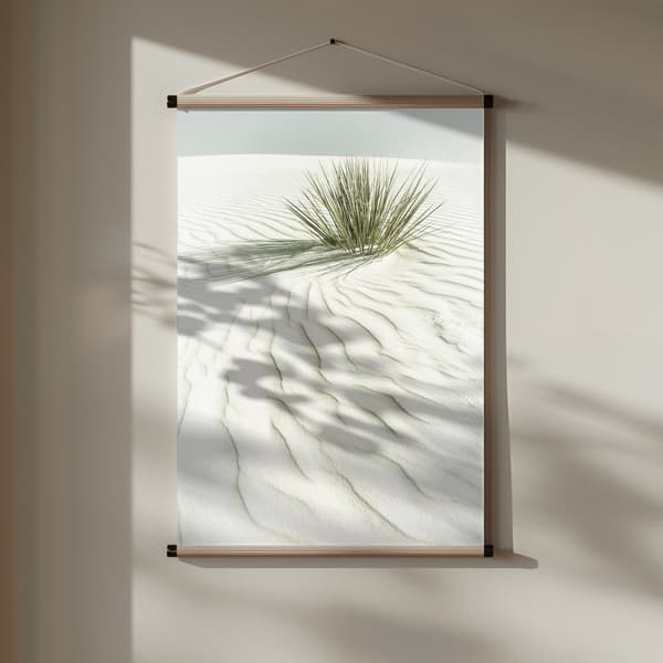 WHITE SANDS Idyllic vintage scenery Poster 30x40 cm