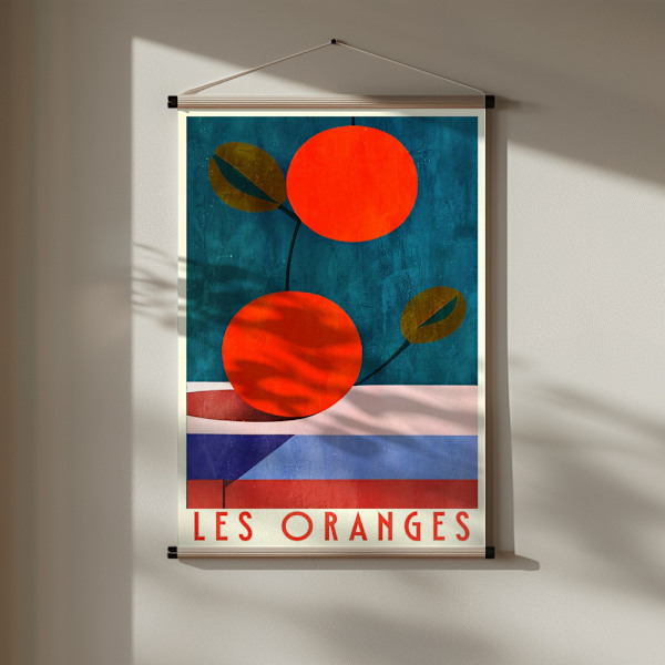 Les Oranges Poster 30x40 cm