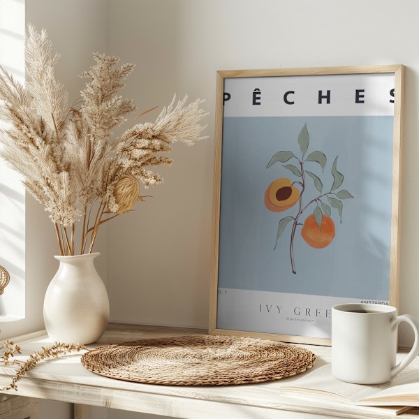 Peaches Poster 30x40 cm