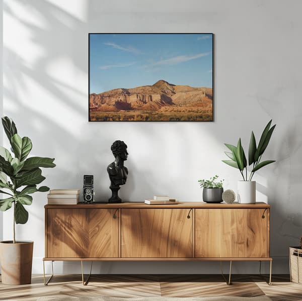 Ghost Ranch Sunset Poster 40x30 cm