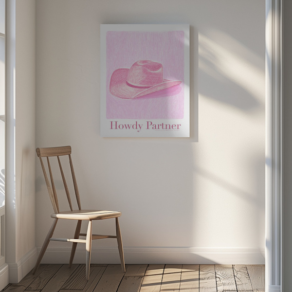 P&c Howdypartner Copy Canvastavla 30x40 cm