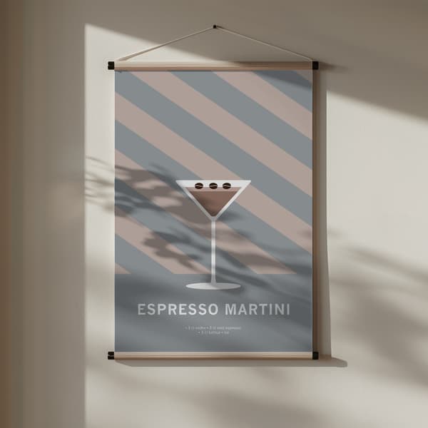 Drink Espresso Martini Poster 30x40 cm