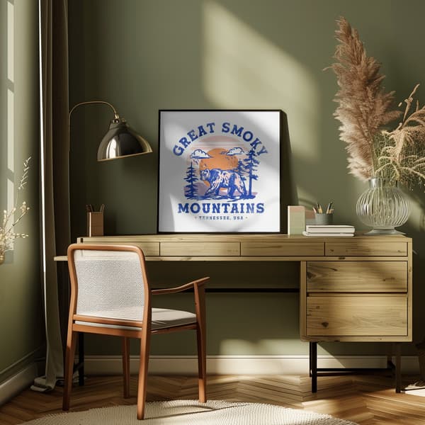 Great Smoky.png Poster 50x50 cm