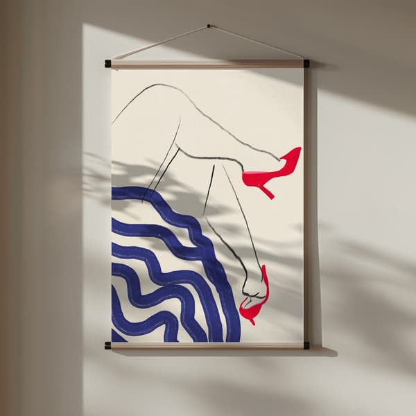 The dancer's portrait Poster 30x40 cm