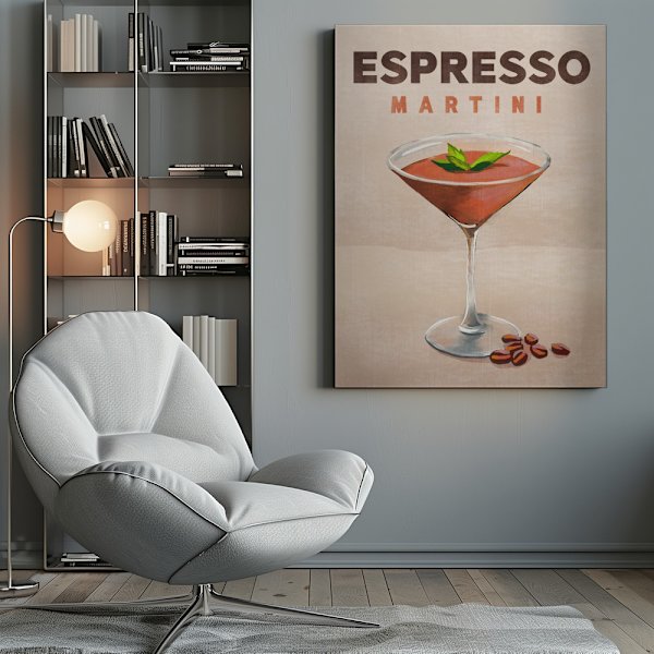 Espresso Canvastavla 50x70 cm