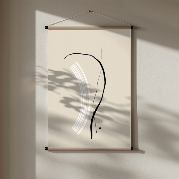 Composition of Lines - The First Poster 30x40 cm