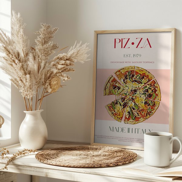 Pizza Poster 30x40 cm