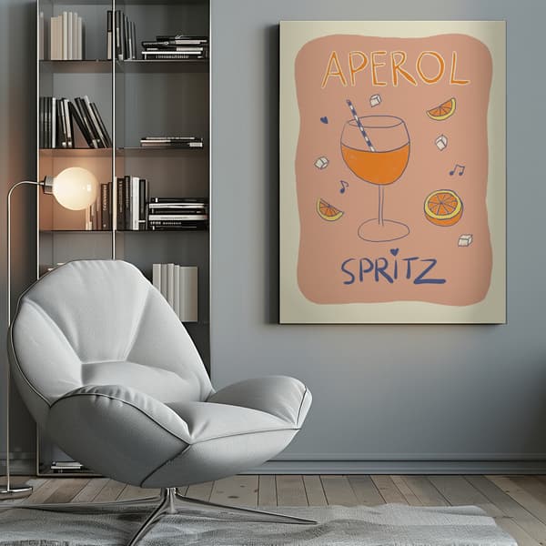 Aperol Spritz Canvastavla 50x70 cm