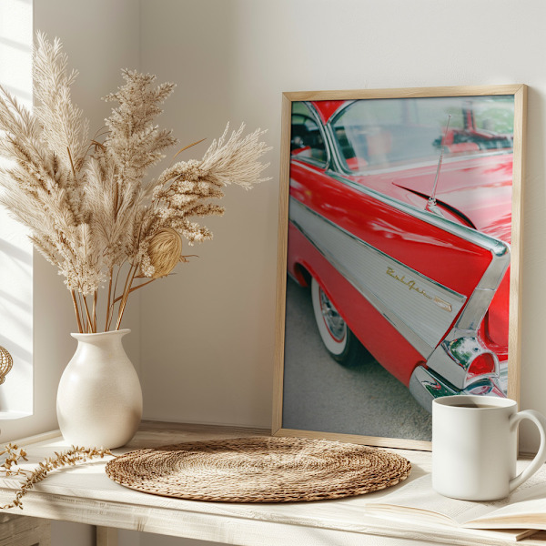 Classic Car Poster 30x40 cm