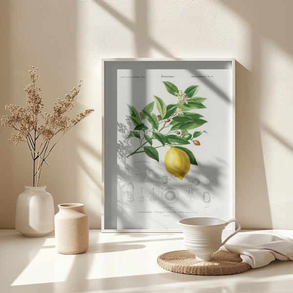 Lemon (citrus Limonium) Poster 30x40 cm