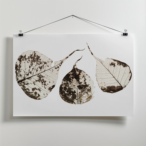 Fallen Leaves #1 Canvastavla 40x30 cm