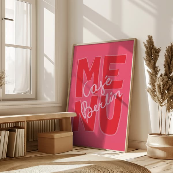 Café Berlin Poster 50x70 cm