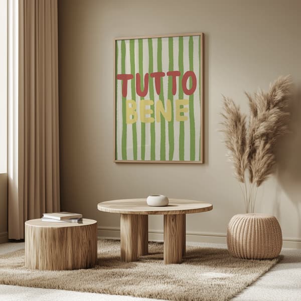 Tutto Bene Poster 50x70 cm