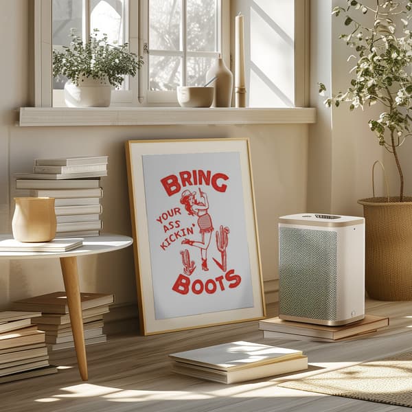 Ass Kickin Boots.png Poster 50x70 cm