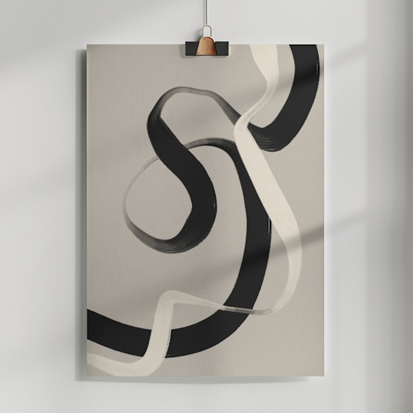 Blackstrokesno15 Poster 50x70 cm