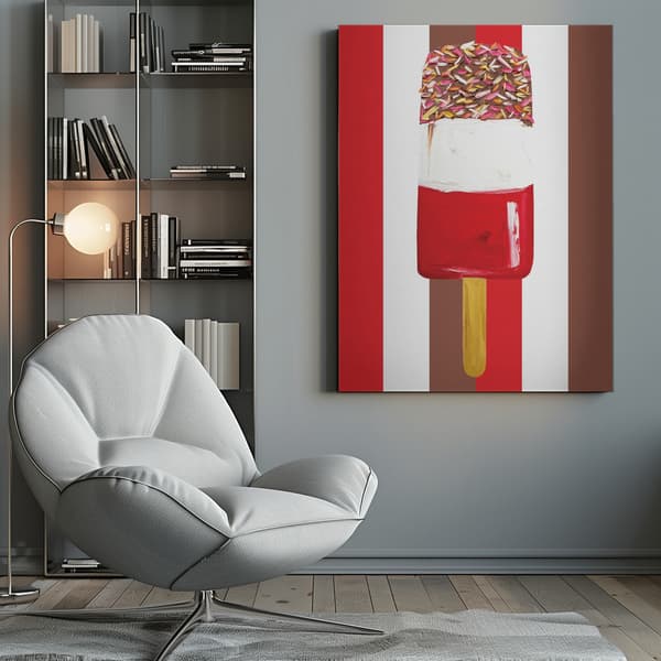 Fab Stripes Canvastavla 50x70 cm
