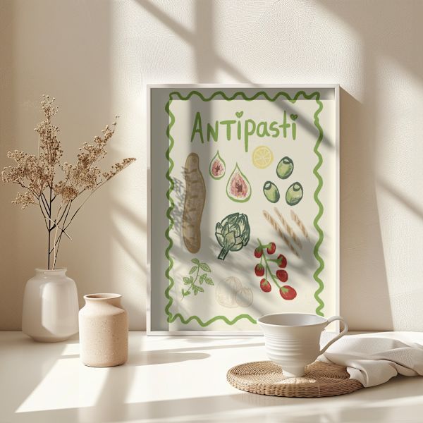 Antipasti Poster 30x40 cm