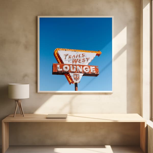 Trails West Lounge 2 Poster 50x50 cm