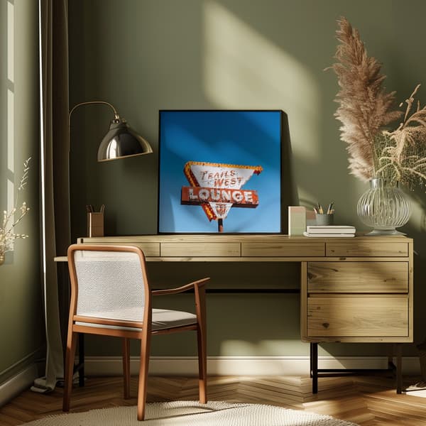 Trails West Lounge 2 Poster 50x50 cm