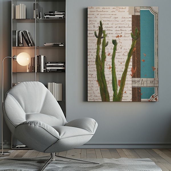 Cactus I Canvastavla 50x70 cm
