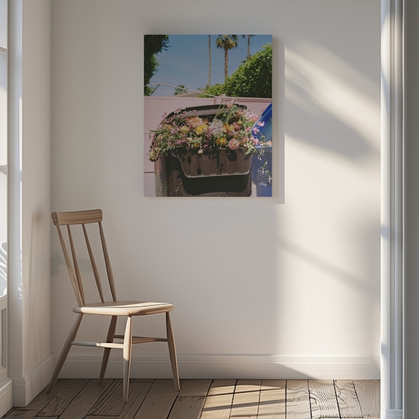 Palm Springs Curb Canvastavla 30x40 cm